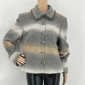 CATERINA LEMAN WOOL BLEND BLAZER